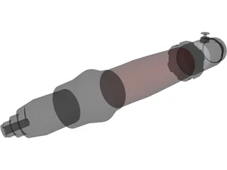 Desoutter Air Tool (S4Q-1100) 3D Model