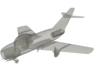 MiG-15 3D Model