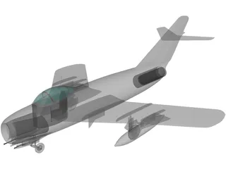 MiG-17 3D Model