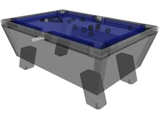 Pool Table 3D Model