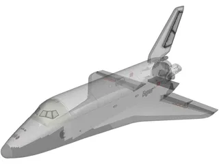 Space Shuttle Buran Russian 3D Model