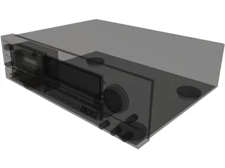 Technics Stereo Cassette Deck RS-BX707 3D Model