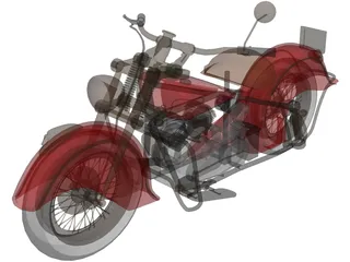 Indian Chief 348 3D Model