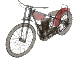 Jawa 500 PT 3D Model