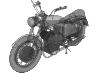 Moto Guzzi 1 3D Model