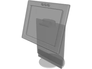 Monitor LCD 3D Model