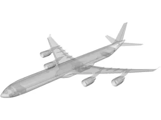 Airbus A340-600 3D Model