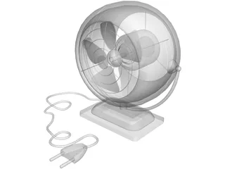 Portable Fan 3D Model