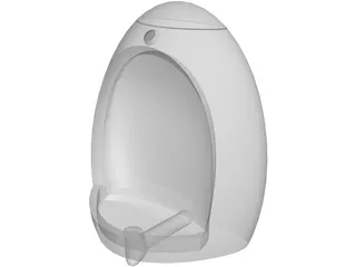 Wall Urinal 3D Model