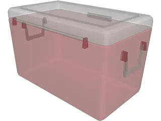 Picnic Cooler 3D Model