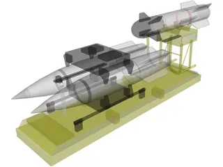 Missile 3D Model