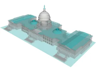 US Capitol Building 3D Model