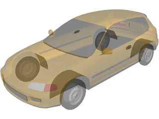 Honda Civic Hatchback 3D Model
