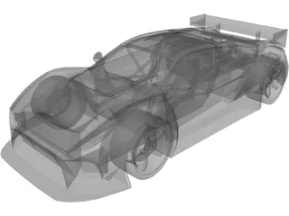 Saleen S5S Raptor LM Concept (2010) 3D Model