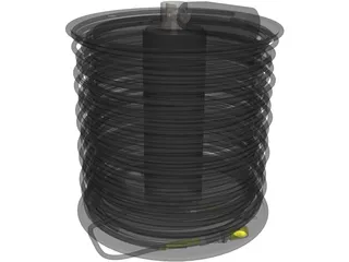 Fiber Optic Cable 3D Model