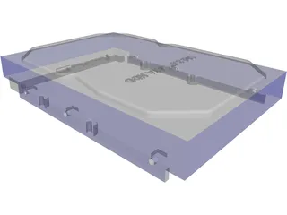 Hard Disk 3D Model