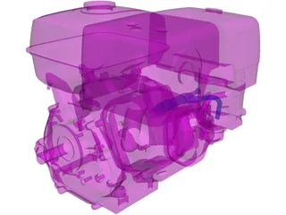 Honda GX390 Engine 3D Model