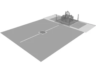 Taj Mahal 3D Model