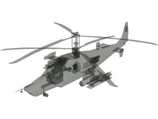 Kamov Ka-50 3D Model