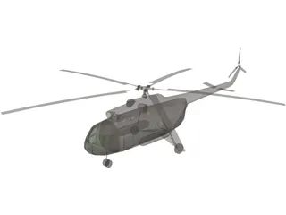 Mil Mi-8 Hip 3D Model