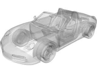 Porsche Boxster (2004) 3D Model