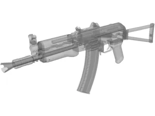 AKS 74U 3D Model
