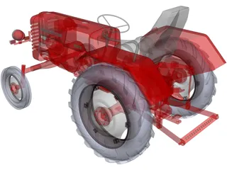 Tractor D326 Mc Cormic 3D Model