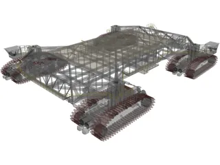 NASA Crawler Transporter 3D Model