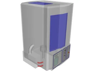 Torno CNC 3D Model