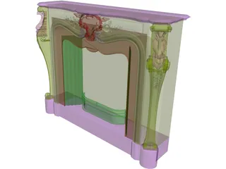 Fireplace 3D Model