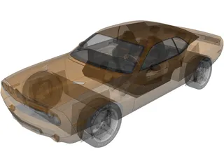 Dodge Challenger RT 3D Model