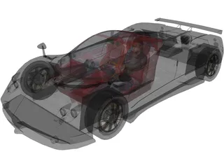 Pagani Zonda 3D Model