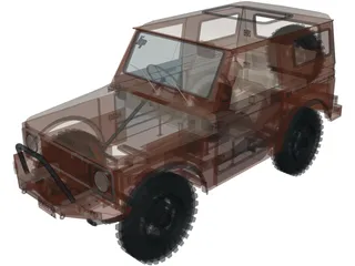 Suzuki Sierra 3D Model