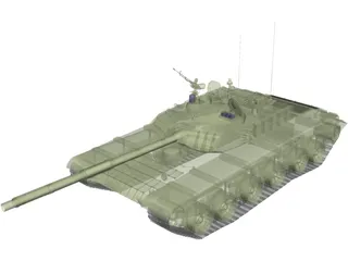 ZTZ-99 Chinese MBT 3D Model