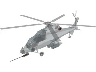 CAIC WZ-10 Gunship 3D Model