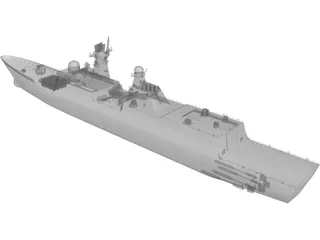 JIANGKAI Type 054A Frigate 3D Model