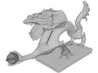 Chinese Dragon 3D Model