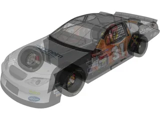 Nascar Stock Car 3D Model