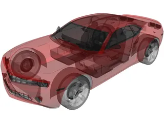 Chevrolet Camaro RS (2009) 3D Model