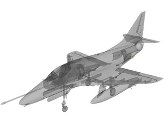 A-4 Skyhawk 3D Model