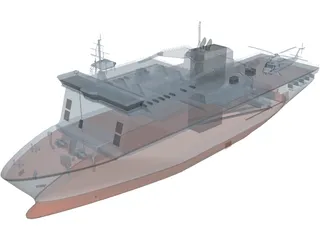 HMNZS Canterbury 3D Model