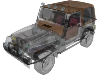 Jeep Wranger 3D Model