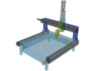 Milling Machine 3D Model