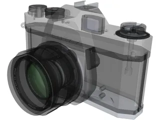 Pentax Spotmatic Camera 3D Model