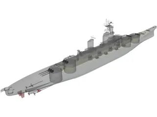 USS Montana 3D Model