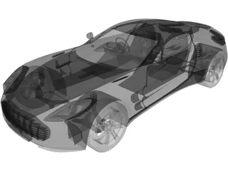 Aston Martin One-77 3D Model