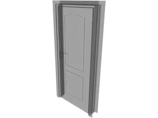 Western Door 3D Model