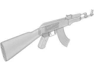 AK-47 3D Model