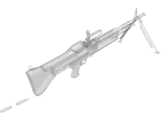 M60 3D Model