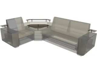 Sofa Liverpool 3D Model